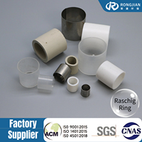 Anneau Raschig en plastique anticorrosion en PP/PVC, remplissage de colonne pour le lavage et le décapage acides