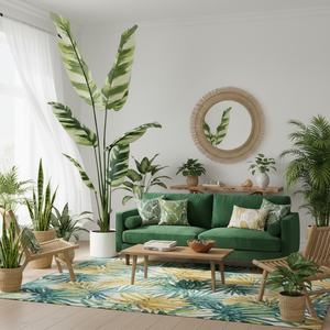 Arbre artificiel de bananier de haute qualité, bonsaï, grand faux olivier, décoration intérieure et extérieure, résistant aux UV, écologique, durable - Product Image 1