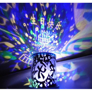 Rotating Starry Sky <b>Light</b> <b>Projector</b> With Music Multicolor LED Night <b>Light</b> For Birthday Gift Children Room Decor - Product Image 2