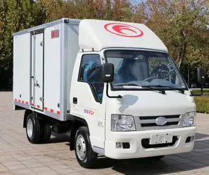 Mini Foton Benzinli 2 Ton Kapasiteli Van Kamyon Düşük Fiyat/Küçük kargo kamyonları m Üreticileri