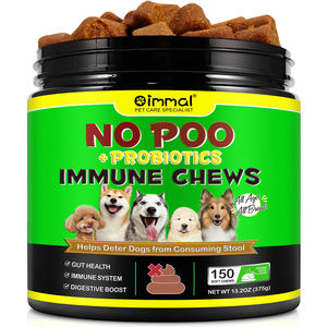 Oimmal Peking Duck Flavor Probiotics Coprophagia Stool Eating Deterrent No Poo Immune Chewsは犬のためにうんちを食べるのをやめます - Product Image 2