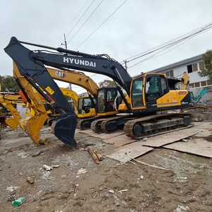 Excavatrice sur chenilles hydraulique Hyundai 22,5 tonnes 225LC-9T d'occasion, peinture d'origine, moteur Cummins, pour travaux de construction - Product Image 1