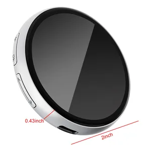 Badge numérique programmable DIY avec écran tactile HD de 1,85 pouce, Bluetooth, rechargeable, open source, API ouverte, IA personnalisable, à porter - Product Image 1