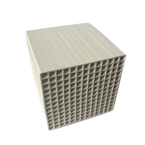 Substrat céramique cylindrique en nid d'abeille, céramique en nid d'abeille ronde pour l'élimination des COV, traitement des gaz résiduels - Product Image 5