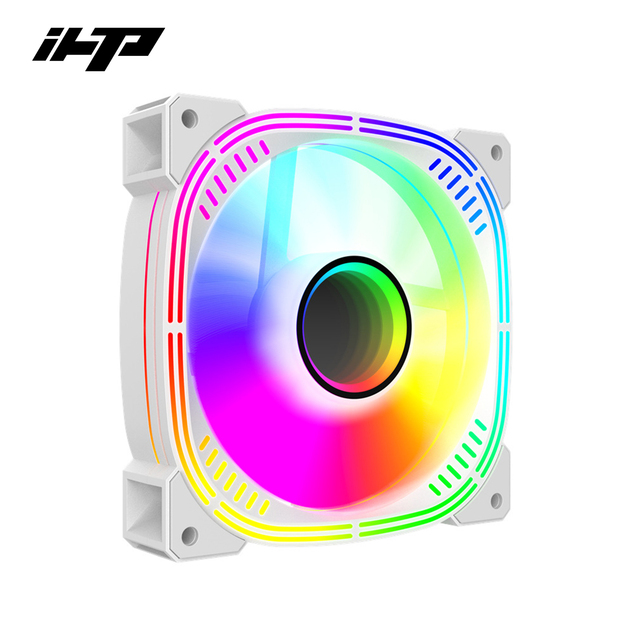 High Performance IHTP ARGB Air Cooling Fans for PC Case CPU Cooler Light Computer Case Cooling Fan