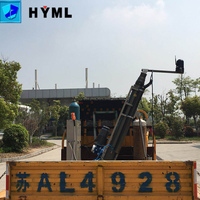 Mât télescopique hybride air-électrique portable et thermolaqué de 6 m de hauteur pour l'entretien routier avec zone de protection des pentes