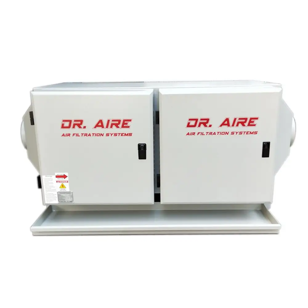 DR AIRE 95% 증기 제거 박동 정전기 집진기 Esp 커피 로스터 연기 필터