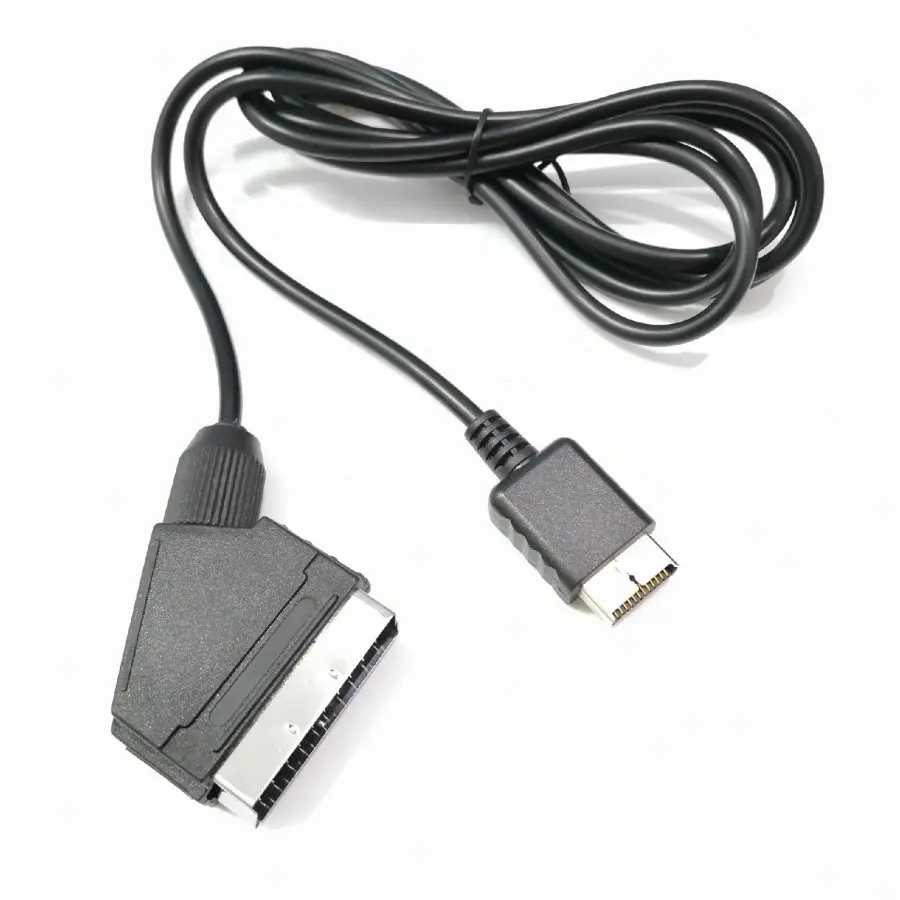 1.8m Câble PÉRITEL RVB Pour Sony Playstation PS2 PS3 TV AV Plomb Remplacement Connecteur Cordon pour PAL/NTSC Console