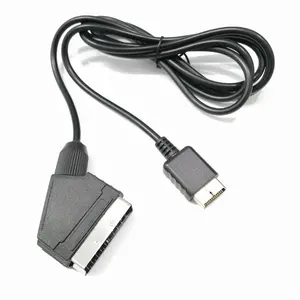 1.8M Rgb Scart Kabel Voor Sony Playstation PS2 PS3 Tv Av Lead Vervanging Connector Cord Voor Pal/Ntsc console