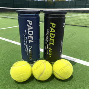 Les balles de padel standard certifiées FIP peuvent en caoutchouc naturel 45% laine durable pour l'entraînement et la compétition Balles de <span class=keywords><strong>tennis</strong></span> personnalisées avec logo - Product Image 1