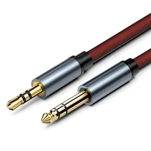 Hot sale 3.5mm to 6.35mm Audio Cable 1/4 to 1/8 Headphone Adapter for Guitar, Piano, Amplifiers, Home Theater Devices, or Mixing