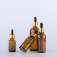 Flacon compte-gouttes en verre ambré premium vide de 5 ml, 10 ml, 30 ml pour huiles essentielles, cosmétiques, sérum de soin de la peau, huile corporelle avec bouchon compte-gouttes