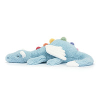 Jelly Blue Comforter Sky Dragon, animaux en peluche de haute qualité, jouets doux et mignons, poupée douce mythique, parfaite pour un cadeau d'anniversaire