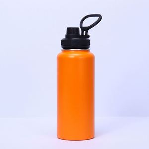 Logo personnalisé 16oz 25oz 32oz Sublimation acier inoxydable double paroi Macaron coloré sport large bouche bouteille d'eau - Product Image 2