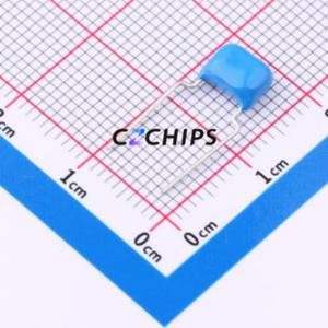 Condensador cerámico monolítico (MLCC) de montaje pasante (THT) CD3F102KD9BER1I100, componente de montaje pasante, paso de 7.5 mm - Product Image 2