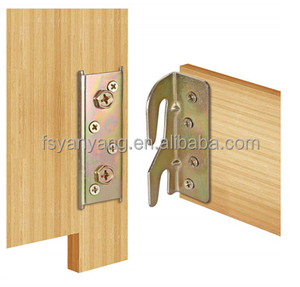 Yanyang đồ nội thất phần cứng giường kết nối Fastener khung kim loại giường đường sắt chân đế - Product Image 6