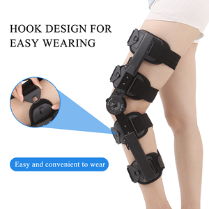 Ayarlanabilir ROM'lu Menteşeli Dizlik - Sol ve Sağ Bacaklar için Ameliyat Sonrası Destek ve İmmobilizer - XRBK XK-603-7 Katlanabilir CE Sertifikalı Unisex - Product Image 5