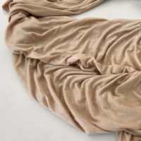 Hijab en jersey de coton de qualité supérieure, châle léger et respirant, uni, intérieur 100% coton Pashmina, quatre saisons