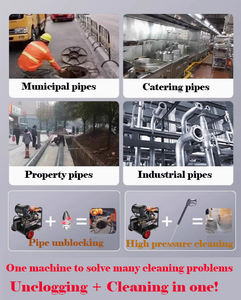 Équipement de nettoyeur haute pression <span class=keywords><strong>diesel</strong></span> industriel Machine de nettoyage de canalisations Nettoyeur de tuyaux à haute pression à jet <span class=keywords><strong>d</strong></span>'eau - Product Image 3
