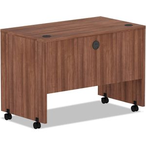 Bureau de travail mobile moderne en noyer de la série Alera Valencia, 41,38 po. X 23,63 pouces X 30 pouces Bureau de travail moderne en noyer - Product Image 3