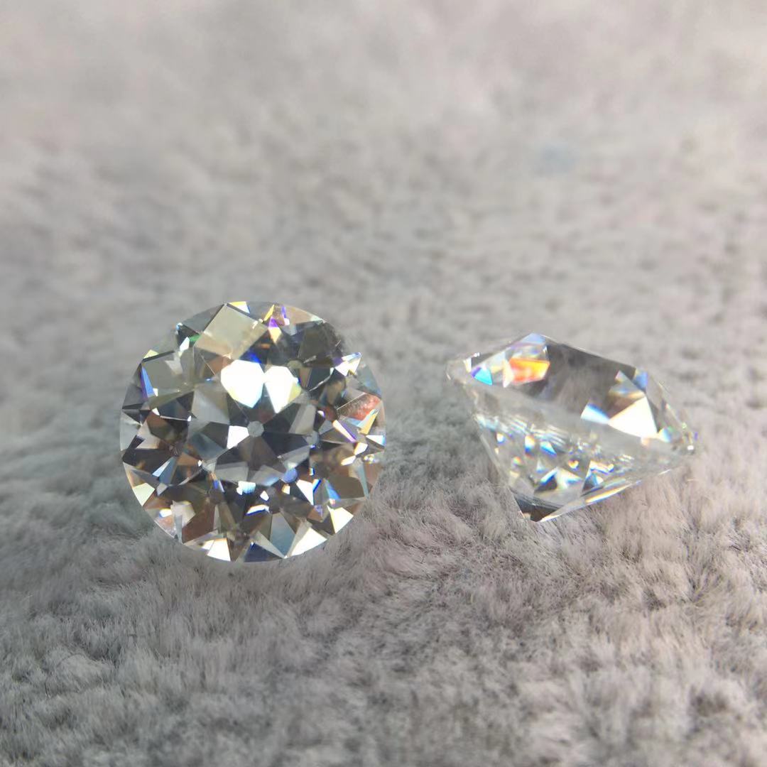 Moissanite Sản Xuất 1ct Phòng Thí Nghiệm Grown Kim Cương VVS Hình Dạng Tròn Lỏng Kim Cương Tự Nhiên OEC Moissanite