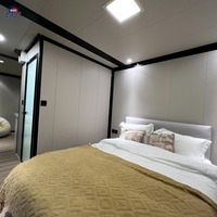 Maison conteneur extensible à double aile 20 30 40 pieds, 2 3 4 chambres, entièrement meublée, prête à l'emploi, conforme aux normes australiennes, type Granny Flat
