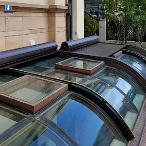 Stores rétractables motorisés et étanches en aluminium <span class=keywords><strong>Volet</strong></span> <span class=keywords><strong>roulant</strong></span> en alliage d'aluminium <span class=keywords><strong>Volet</strong></span> <span class=keywords><strong>roulant</strong></span> Toit - Product Image 6
