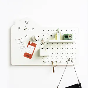 Home Metal Pegboard Rack Storage Shelf Electrical Meter Box Covers Decorative Magnetic Cover