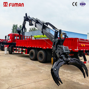 رافعة شاحنة فومان بحمولة 12 طن ذات ذراع مفصلي قابل للطي للبناء والخدمات اللوجستية - Product Image 4