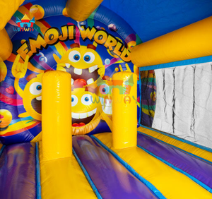 Château gonflable Smile - Château gonflable coloré de qualité commerciale pour les locations de fêtes et les événements pour enfants - Product Image 5