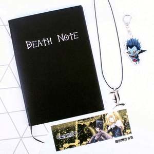 Carnet de notes à couverture rigide Death Note 2025, thème anime, journal d'écriture, en cuir PU, reliure cousue, grand format, pour l'école - Product Image 4
