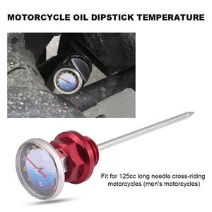 Motosiklet Parçaları Yağ <span class=keywords><strong>Tank</strong></span>ı Sıcaklık Göstergeleri 110cc 125cc Retrofit CNC Alüminyum Alaşımlı Uzun İğne Termometre Yağ Çubuğu - Product Image 4