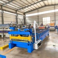 Nouvelle machine de formage de tuiles en acier coloré monocouche, double couche, triple couche, pour panneaux de tuiles émaillées, avec moteur à rouleaux et roulement