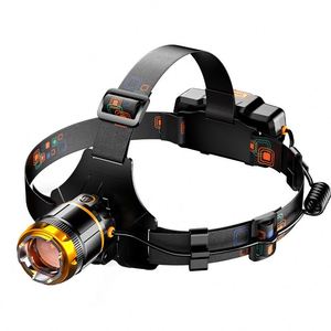 Linterna Frontal LED CITICITY, Recargable, Batería de Larga Duración, Súper Brillante, con Sensor, Pantalla LCD, 4 Modos, Zoom, para Camping y Caza - Product Image 1
