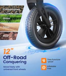 軽量アルミ折りたたみ式ローレーターウォーカーシート調整可能高さモビリティエイド高齢者リハビリテーション機器 - Product Image 5