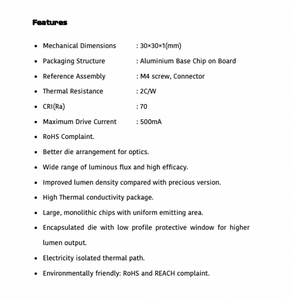 Polymatech Série COB Standard FL36COB3030 Toujours Blanc 70 CRI LED Luminaire Industriel et d'Usine Haute Performance - Product Image 4