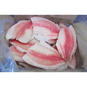 Exportar preço de fábrica todos os tamanhos iqf iwp 5 7 oz filé de tilápia filé de tilápia peixe congelado bloco de filé de tilápia