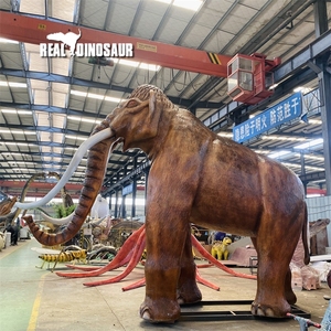 Ngoài trời animatronic động vật bức tượng sống động như thật Robot voi ma mút mô hình động vật - Product Image 3