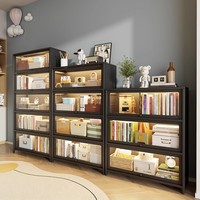 Meuble de Rangement Luxe Anti-Poussière en Verre Transparent pour Sacs et Cosmétiques, Idéal pour Chambre à Coucher et Présentation