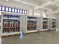 Stabilisateur/Régulateur de tension statique SCR à courant alternatif sans contact SVC en cuivre triphasé 1500KVA 380V/400V avec affichage LED