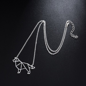 Collier corgi en acier inoxydable pour amoureux de chien, nouveau design, pendentif style <span class=keywords><strong>chiot</strong></span>, anglais, Bull Terrier, 2020 - Product Image 3