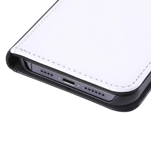 Funda personalizada de cuero PU con tapa para móvil, billetera de teléfono con sublimación, Tarjetero con interior de TPU para <span class=keywords><strong>iPhone</strong></span> 14 PRO MAX - Product Image 5