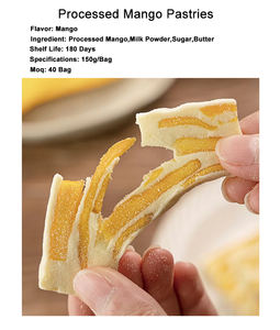 Pasteles de <span class=keywords><strong>Mango</strong></span> Seco Postre de sabor dulce Pasteles hechos a mano saludables Paquete de bocadillos lácteos para niños en caja al por mayor - Product Image 5