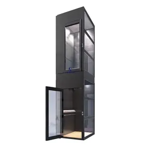 2-4 Floors Vertical Elevator Lift 400kg Passenger Personal Automotive Residential Elevator For Home