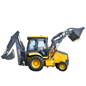 2.5ton High Power XC870K Backhoe Loader with Hydraulic pilot operation for Sale