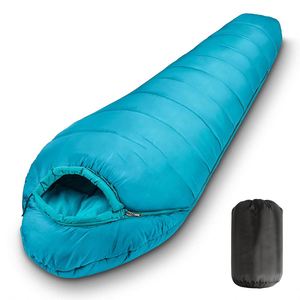 Sac de couchage de camping léger, imperméable, coupe-vent, écologique, pour adultes et enfants, design robot, adapté aux températures froides - Product Image 3