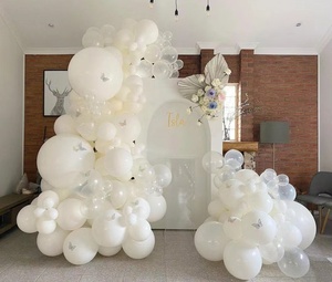 Di alta qualità 5/10/18/36/40 pollici in lattice naturale palloncino bianco puro Kit decorazione del partito per il <span class=keywords><strong>compleanno</strong></span> della ragazza - Product Image 5