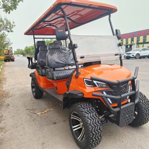 Meilleure vente Voiturette de golf électrique HKBG 6 places de couleur personnalisée - Product Image 4