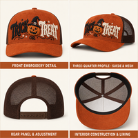 Casquettes Trucker 5 Panneaux Personnalisées avec Logo Brodé en Gros – Fabrication OEM Directe Usine, Faible MOQ