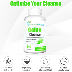 Cápsulas de Limpieza de Colon y Desintoxicación para la Pérdida de Peso con Semillas de Lino, Ayuda a Promover el Tránsito Intestinal - Product Image 3